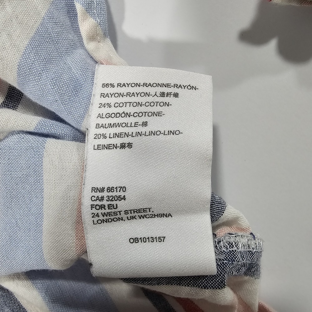 Anthropologie Maeve Sz S Chatham Striped Shirt longsleeve Women's - Picture 5 of 7